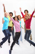 Photo: young people jumping young people jumping