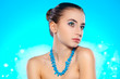 brunette with necklace brunette with necklace