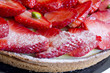 Dessert aux fraises