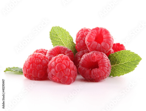 Foto: isolated raspberry isolated raspberry
