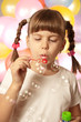 Girl with balloons Girl with balloons