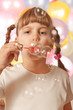Girl with balloons Girl with balloons