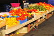 Der Bauernmarkt am Piata Cibin in Sibiu / Hermannstadt