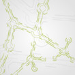 circuit board vector background, molecular eps10