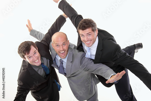 Photo: Business people have fun Business people have fun