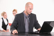 Businessman working in the office