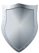 Metal shield, file EPS.8 illustration.