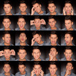 handsome young man making faces handsome young man making faces