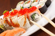 sushi on the plate