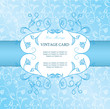 Invitation vintage card