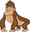Vetor: gorilla cartoon gorilla cartoon