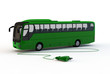 bus electrique vert