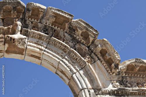 Photo: Bust of Hadrian's Arch, Ephesus, Izmir, Turkey Bust of Hadrian's Arch, Ephesus, Izmir, Turkey
