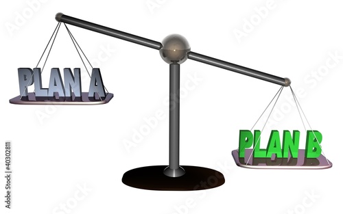 Illustration: 3D Waage3 - PLAN A - PLAN B 3D Waage3 - PLAN A - PLAN B
