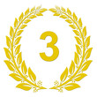 Lorbeerkranz Gold - 3
