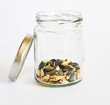 Foto: jar with grain jar with grain