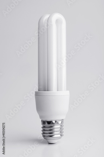 Photo: Energy saving light bulb Energy saving light bulb