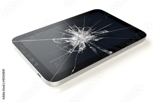 Illustration: Tablet PC Glasbruch Tablet PC Glasbruch