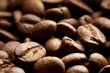 Coffee beans closeup background