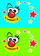 clown cirque personnage visage