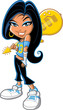 Pretty Girl With Electric Guitar