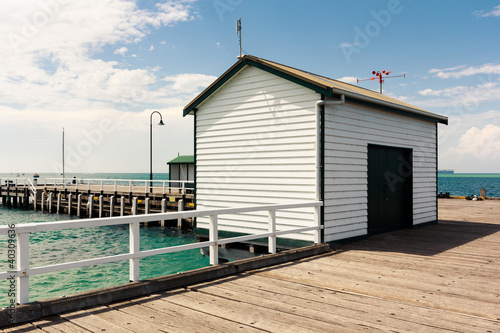 Photo: Shed on the pier Shed on the pier