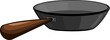 Cast-iron frying pan