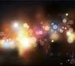 vector abstract background with blurred defocused lights