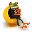 Grenouille et smoking