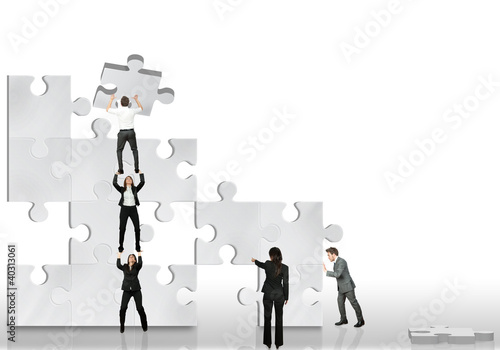 Photo: Business partner work together Business partner work together