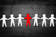 Cutout paper people