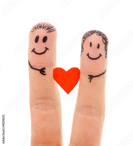 Photo: A happy couple in love A happy couple in love