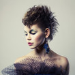 Beautiful lady punk