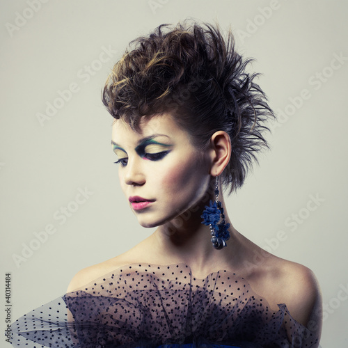 Photo: Beautiful lady punk Beautiful lady punk