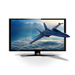 3D TV and fighter jet