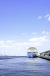 luxury cruise ship at Yokohama Osanbashi Pier