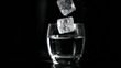 Vodka splashing in super slow motion