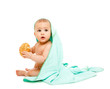 Baby in towel