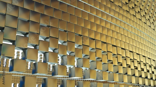 Illustration: gold wall gold wall