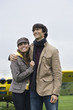 Young couple smiling