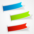 Set of multicolored sticker labels Set of multicolored sticker labels