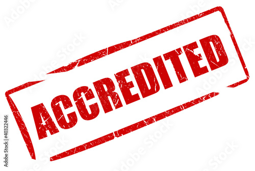 Illustration: Accredited stamp Accredited stamp