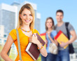 Young student woman.
