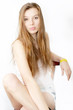 portrait beautiful redheaded girl portrait beautiful redheaded girl