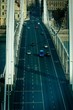 Hungarian bridge aerial view