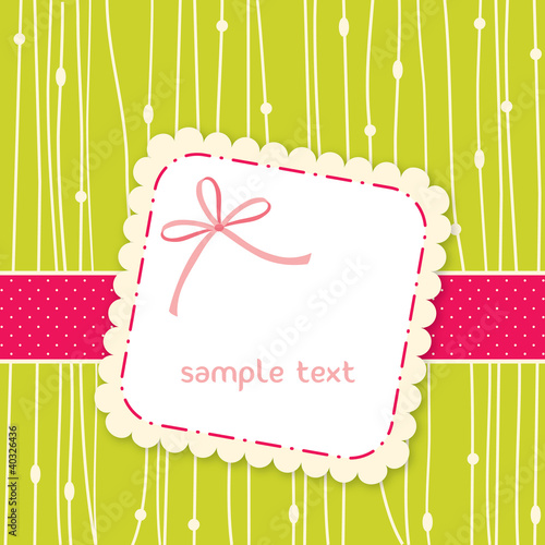 Vector: cute greeting card cute greeting card