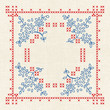 cross-stitch floral ornate cross-stitch floral ornate