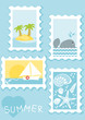 summer postage stamps summer postage stamps