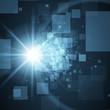Virtual technology space vector background eps 10 Virtual technology space vector background eps 10
