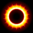 Abstract burning fire circle top view vector background eps 10 Abstract burning fire circle top view vector background eps 10